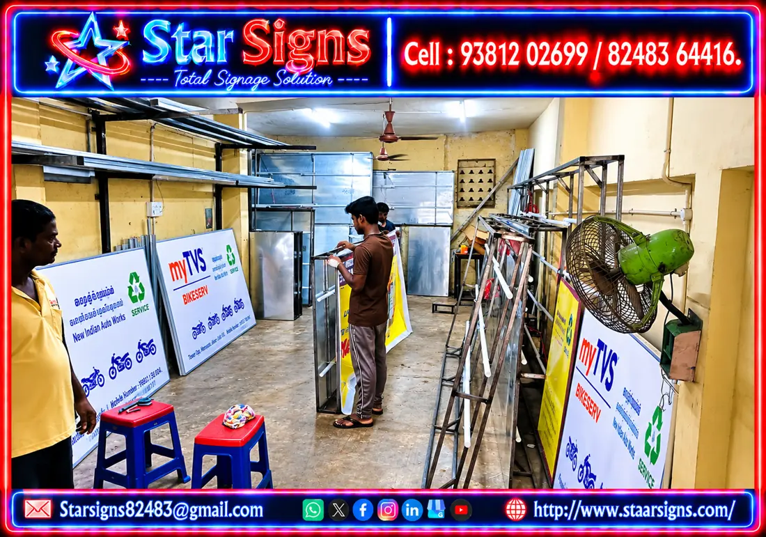 Star Signs workshop and team, Choolaimedu Chennai