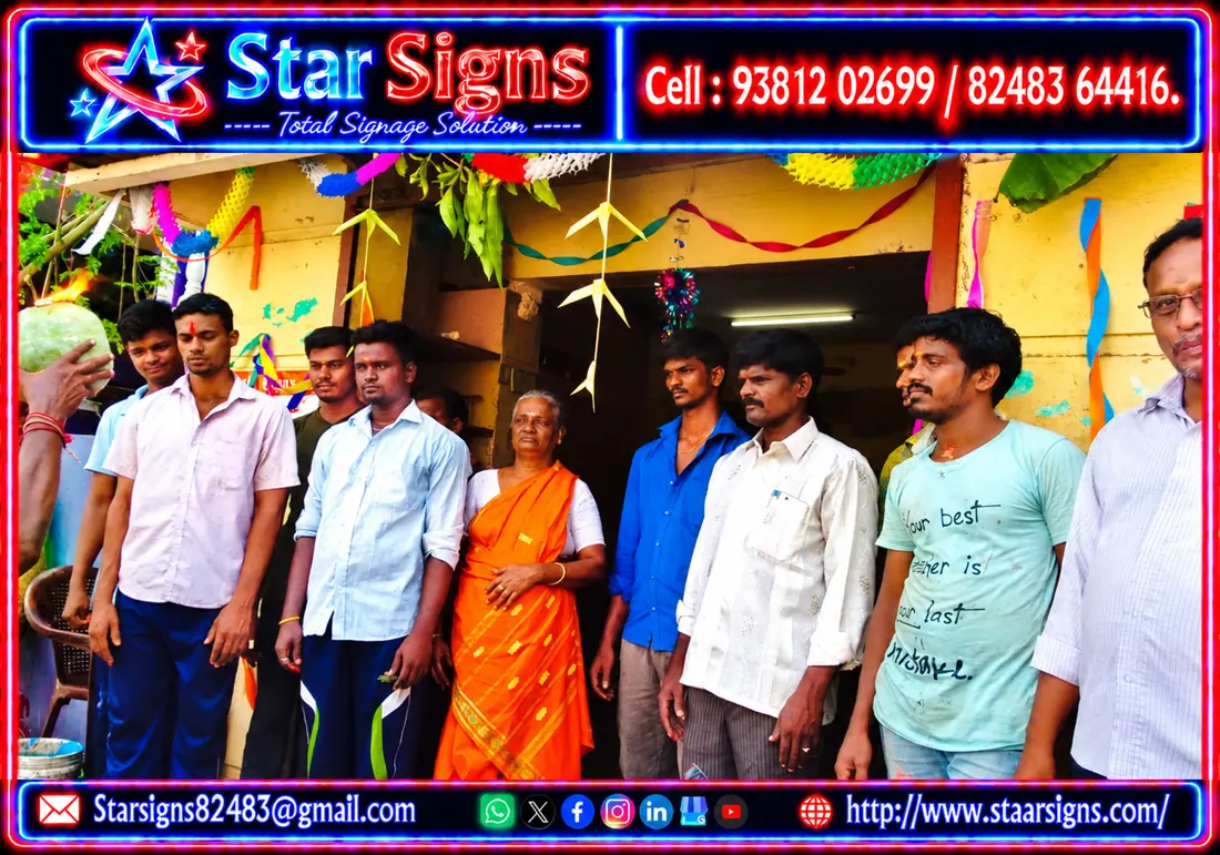 Star Signs workshop and team, Choolaimedu Chennai