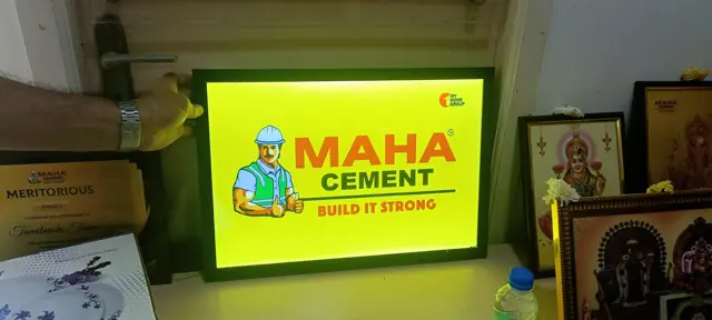 LED board for Maha Cement by Star Signs Chennai